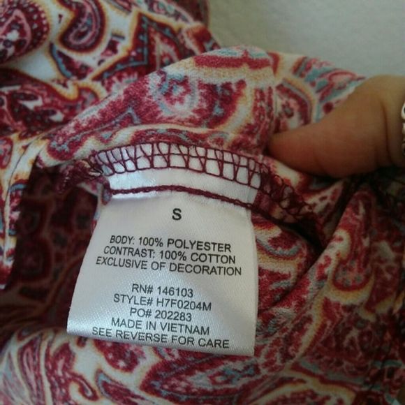 🔥3/30 HIPPIE ROSE Boho Paisley Crochet Bell Sleeve Top - Picture 6 of 8